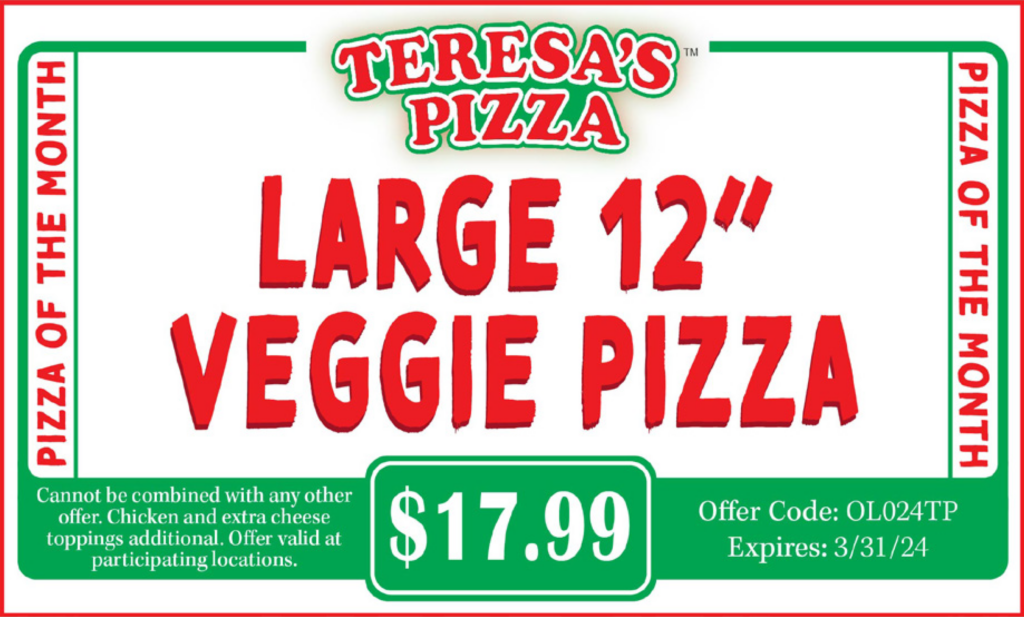 Pizza Wings Subs Pickup & Delivery Teresa’s Pizza